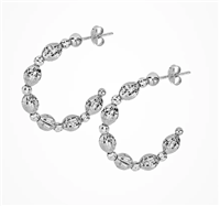 Orecchini Desmos Donna CRYSTAL BLOOM in Argento CRUSTAL B0W 30